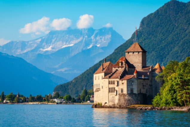 Castelo - Chateau Chillon - Montreux
